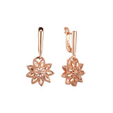 Pendientes de oro rosa