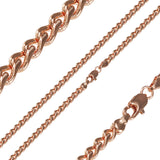 Rounded cable link Rose Gold chains