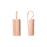 Wire hook earrings in 14K Gold, Rose Gold plating colors