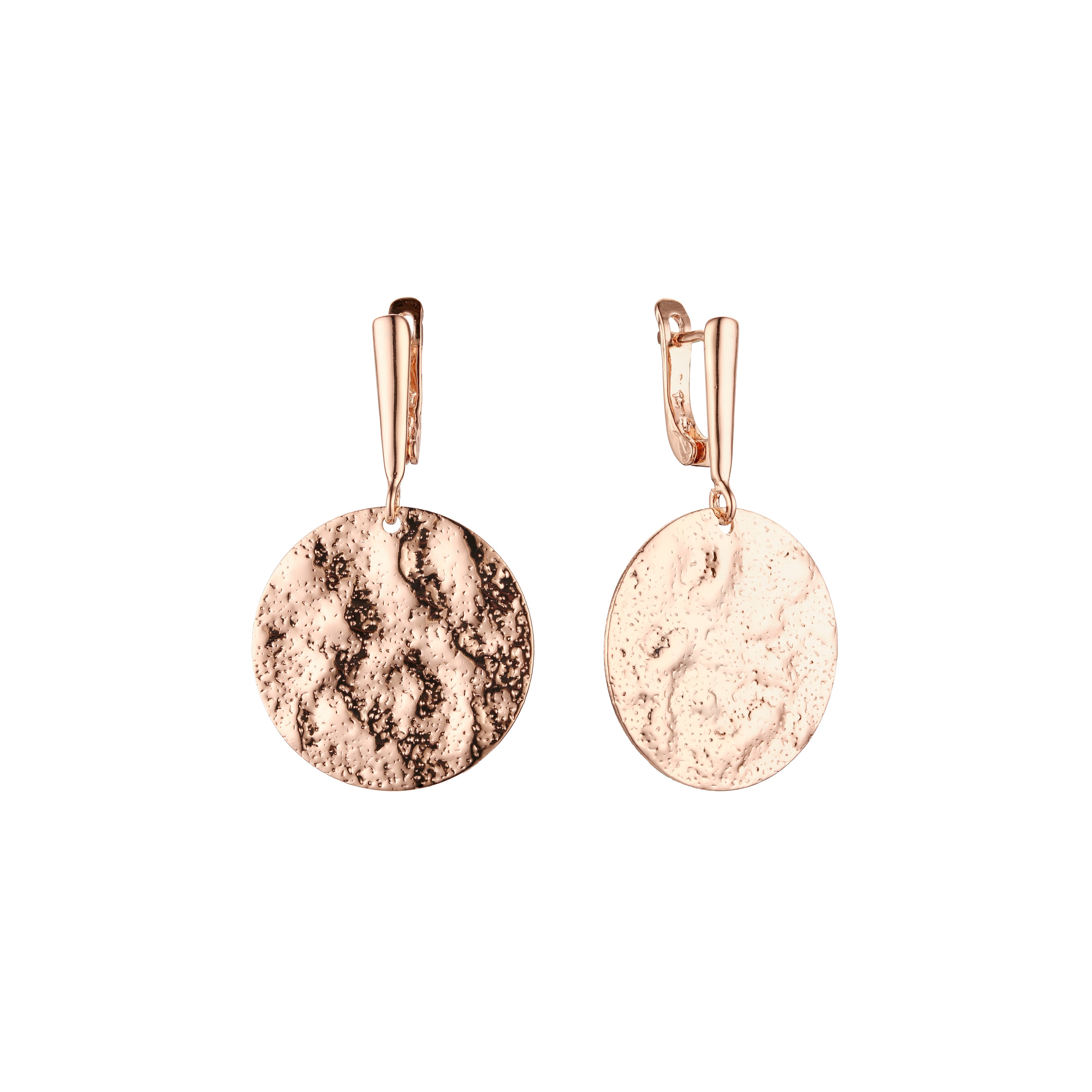 Pendientes en Oro de 14K, baño de Oro Rosa colores