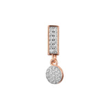 Pendant in Rose Gold, two tone plating colors