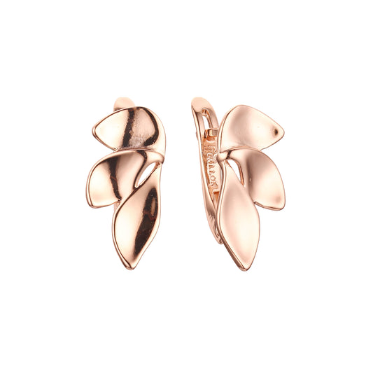 Pendientes de oro rosa