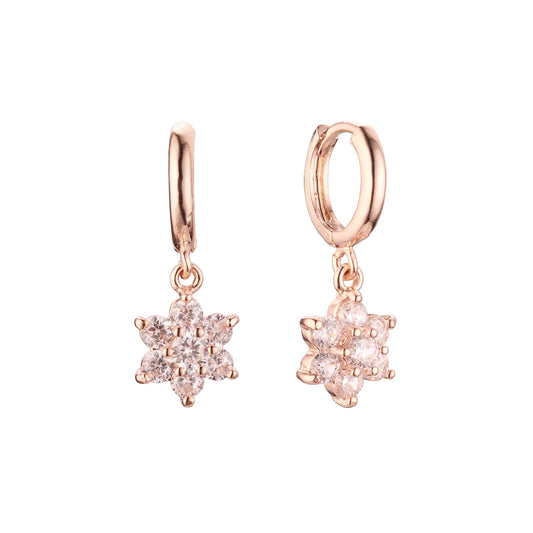 Rose Gold huggie earrings