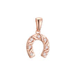 Horseshoe pendant in Rose Gold, 14K Gold plating colors