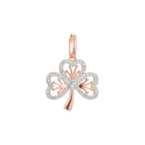 Pendant in Rose Gold two tone, 14K Gold plating colors