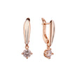 Rose Gold two tone earrings