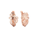 Pendientes de oro rosa