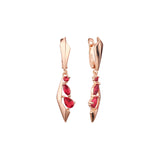 Earrings in 14K Gold, Rose Gold plating colors