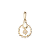 Little bell pendant in Rose Gold, 14K Gold plating colors