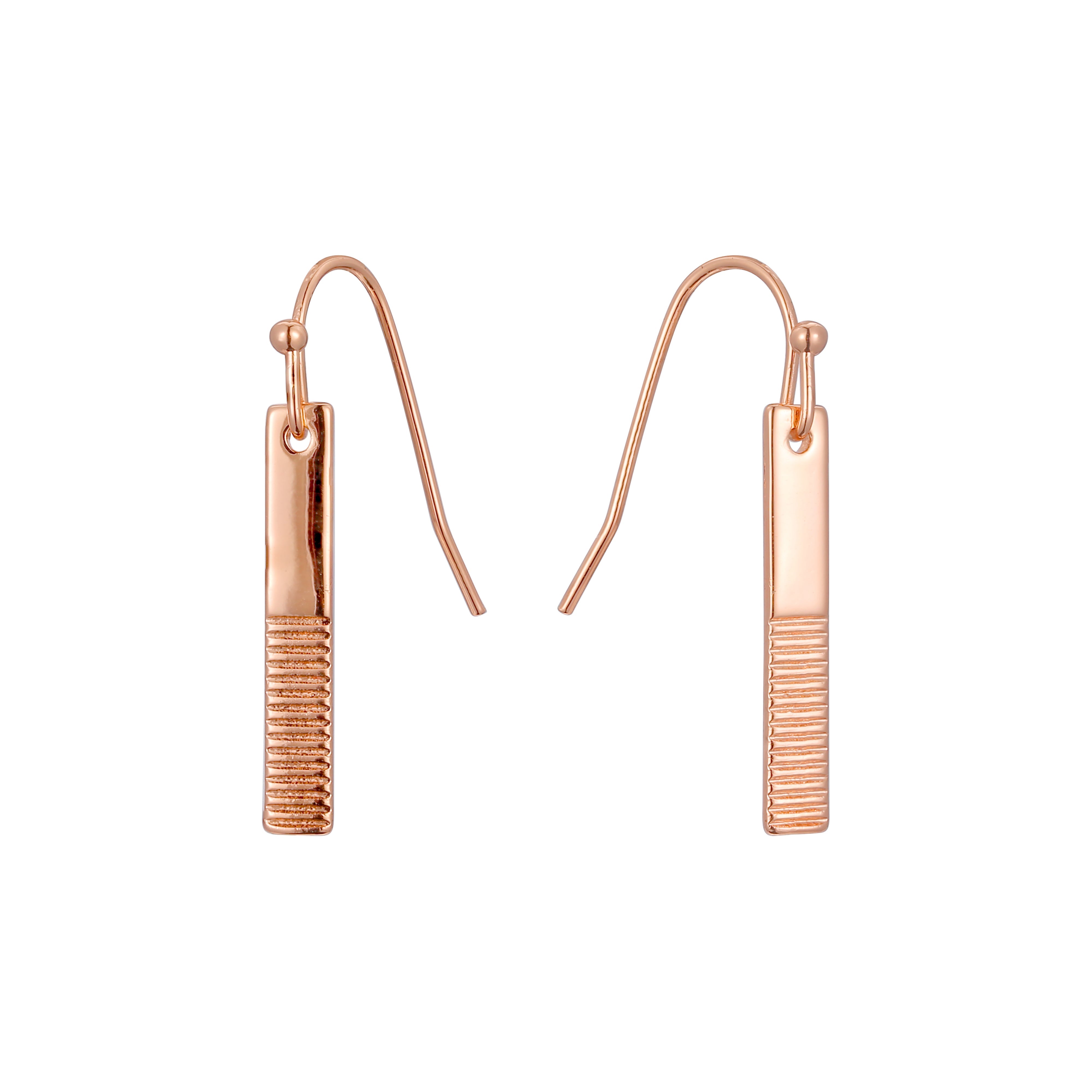 Wire hook child earrings in 14K Gold, Rose Gold plating colors