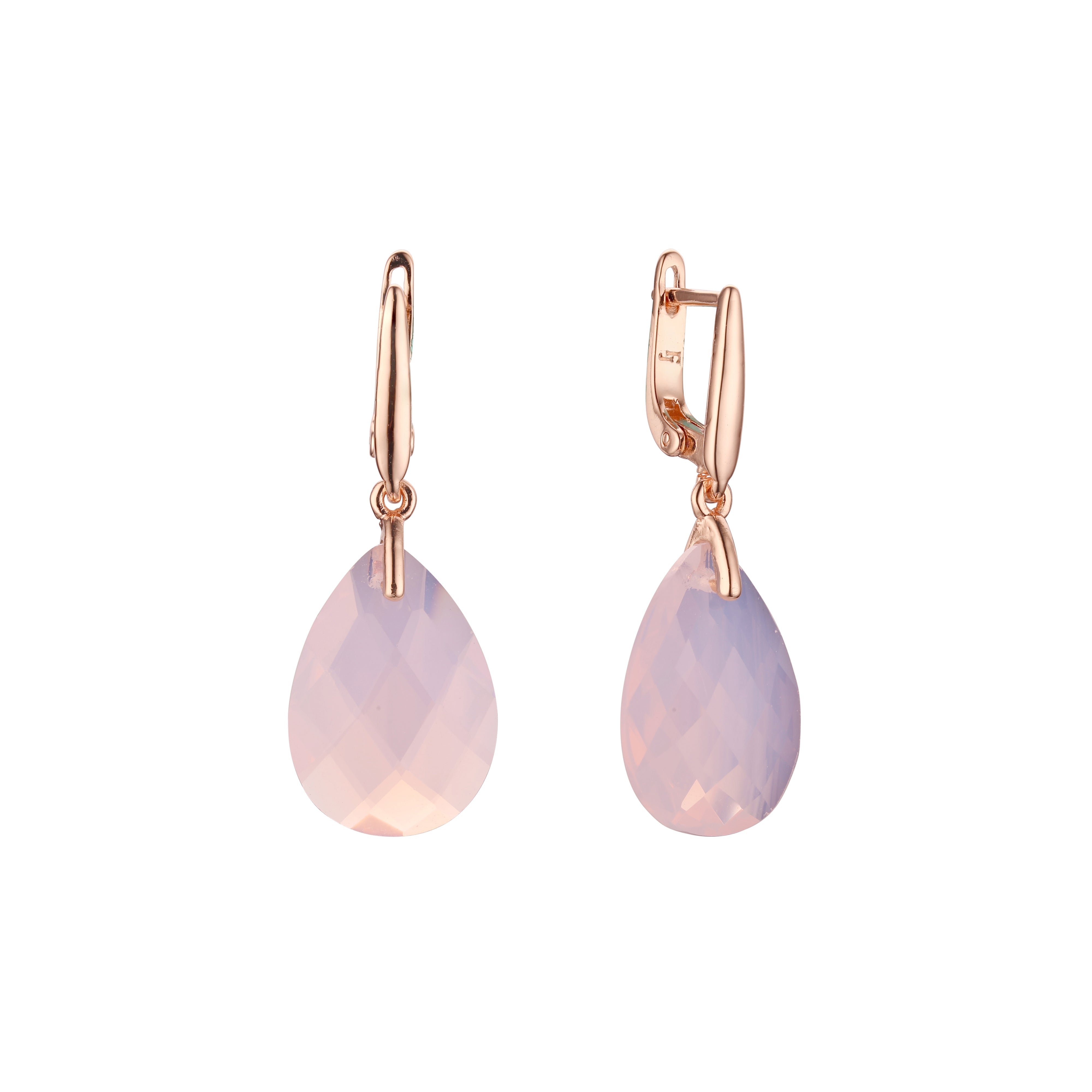 Rose Gold teardrop earrings