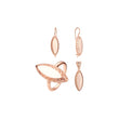 Rose Gold Renaissance Marquise set