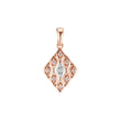 Pendant in Rose Gold, two tone plating colors