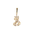 Pendant in 14K Gold, White Gold plating colors