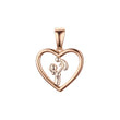 Rose Gold in 2 colors pendant